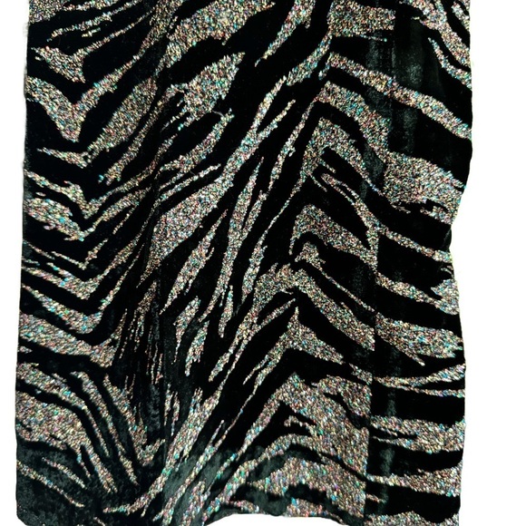 Zadig & Voltaire Zebra Velvet Glitter Wide-Leg Pants – Runway Piece (M) - Picture 3 of 9